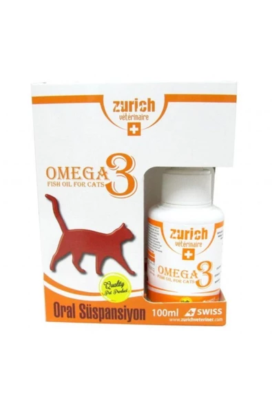 Zurich Cat Omega 3 Balık Yagı 100ml