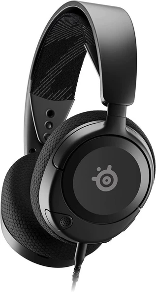 SteelSeries Arctis Nova 1 Siyah Kablolu Mikrofonlu Kulak Üstü Oyuncu Kulaklığı - Outlet ürün görseli 1