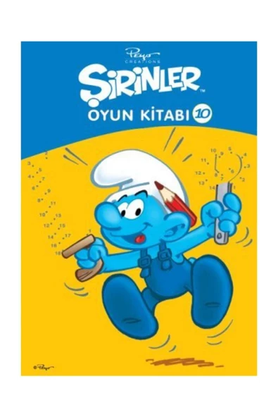 Şirinler Oyun Kitabı 10 Pierre Culliford