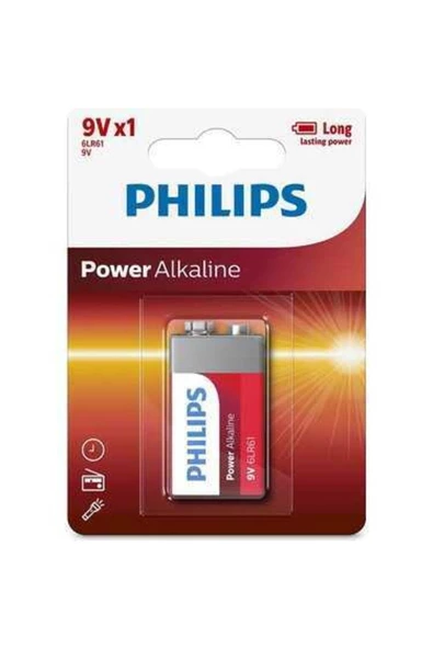 Power Alkalin 9v Pil Kartela 6lr61p1b05