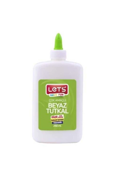 Lets Çok Amaçlı Beyaz Tutkal -250 ml L-10150