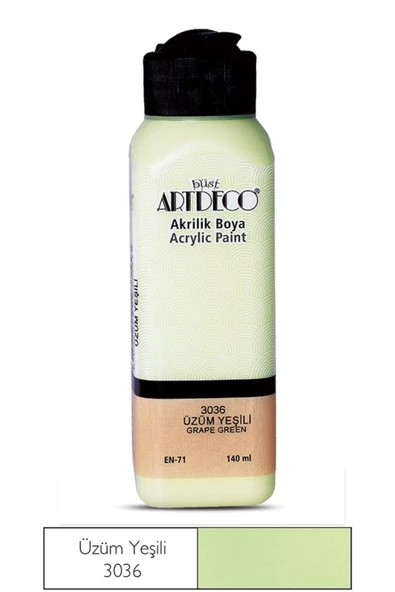 Akrilik Boya 140ml Üzüm Yeşili 3036