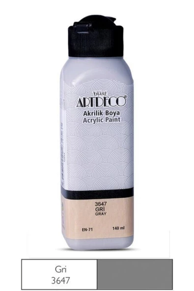 Akrilik Boya Gri 140 ml 3647