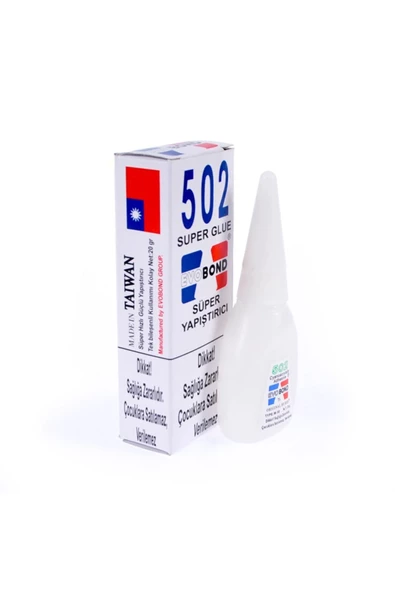 502 Super Glue Süper Yapıştırıcı Taıwan