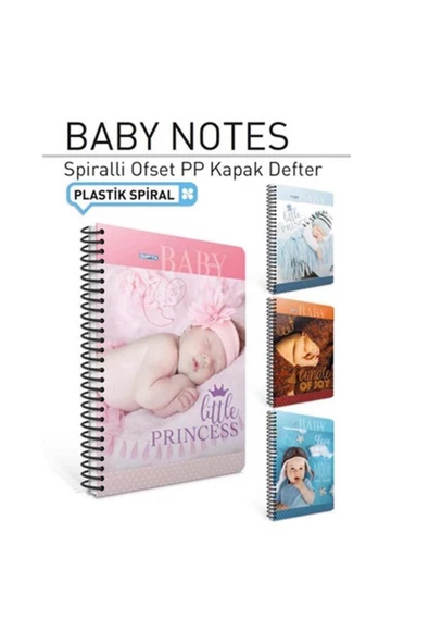 Baby 13x21 120yp Cızgılı Sert Kpk. Defter