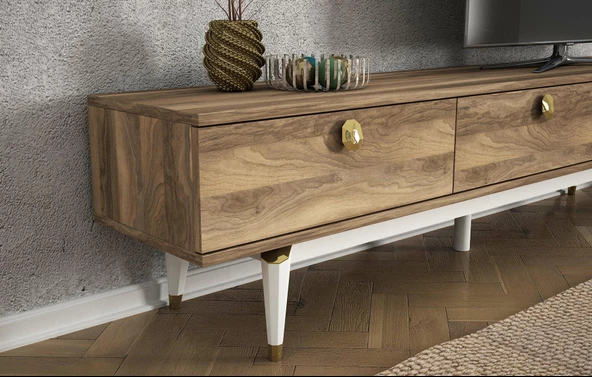 Dekorister Exclusive Buse Tv Ünitesi Ceviz - Resim 6