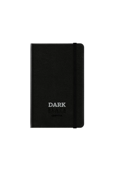 Dark 9x14 64 Yaprak Çizgisiz Siyah Yapraklı Defter