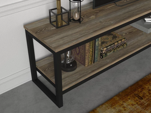 Dekorister Exclusive Wanna Metal Tv Ünitesi Patik - Resim 4