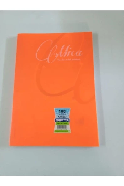 Kareli Spiralsiz Defter 100 Yaprak