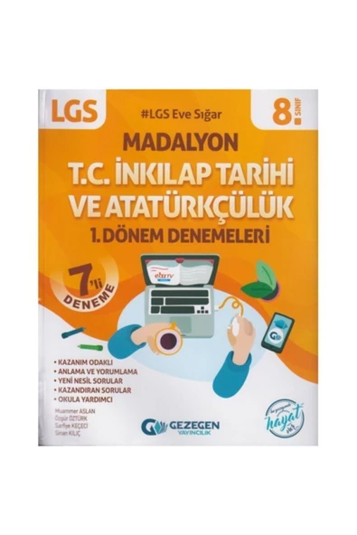 Gezegen Yayınları 8. Sınıf Lgs 1. Dönem T. C. Inkılap Tarihi Ve Atatürkçülük 7 Li Denemeleri