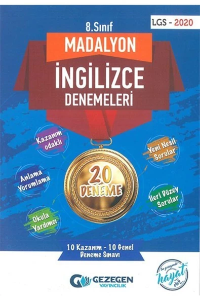 8.sınıf Madalyon Lgs Ingilizce 20 Deneme