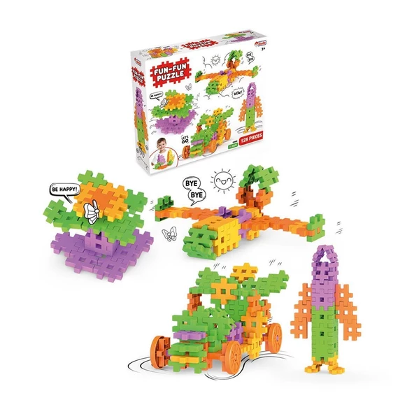 03905 Fun Fun Puzzle 128 Parça