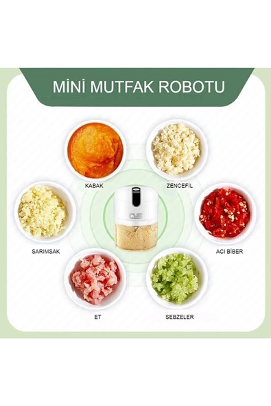 CVS CVS Dn3559 Şarjlı Gıda Doğrayıcı Mini Blender - 5