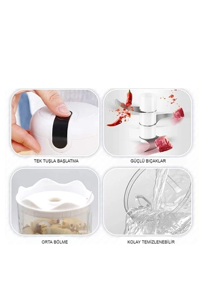 CVS CVS Dn3559 Şarjlı Gıda Doğrayıcı Mini Blender - 6