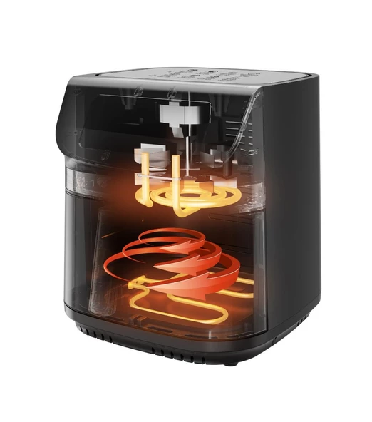 Onvo OVFRY-12 Airfryer 9 lt Yağsız Fritöz - 3