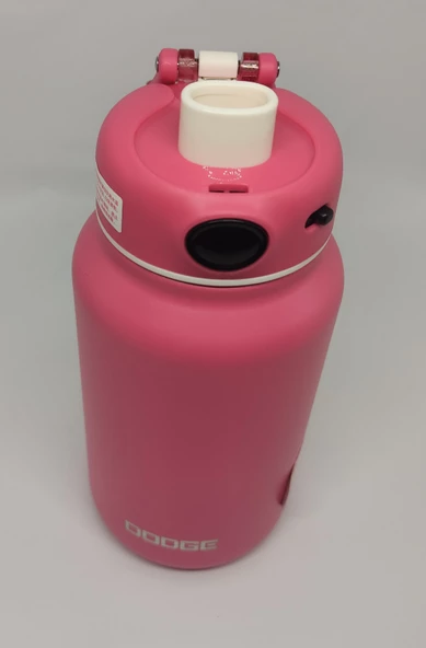Shotay Dodge Vacuum Bottle 750ML Çelik Termos Pembe - 3