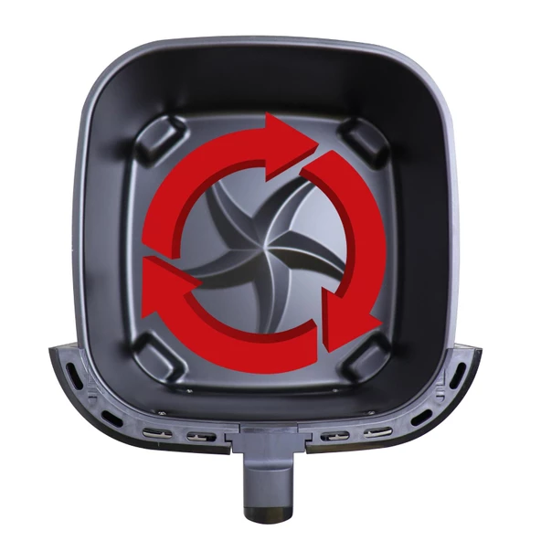 Onvo OVFRY-12 Airfryer 9 lt Yağsız Fritöz - 4