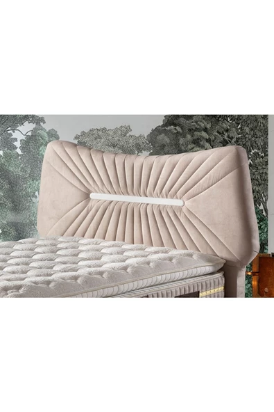 Belletto Çift Kişilik 150 cm Bella Krem Başlık