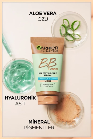 Garnier Karma Yağlı Ciltler için BB Krem Açık Ton 40 ml 3600541202214 - 5