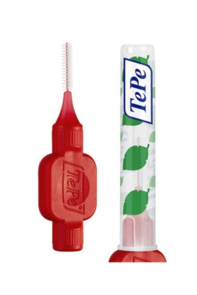 TePe Kırmızı Arayüz Fırçası 8'li 0.5 mm - 3