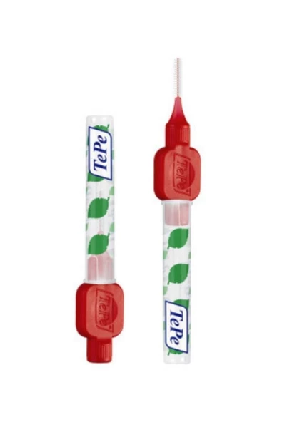 TePe Kırmızı Arayüz Fırçası 8'li 0.5 mm - 4