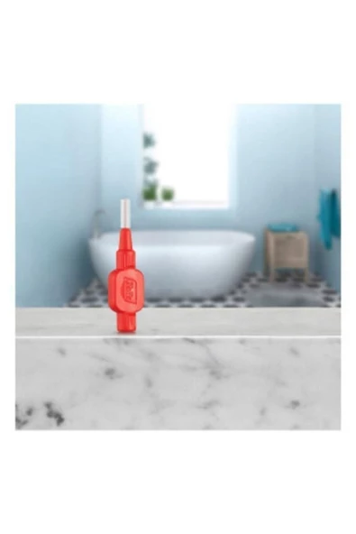 TePe Kırmızı Arayüz Fırçası 8'li 0.5 mm - 5
