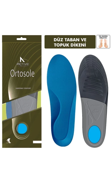 OS200 - Plantar Fasiit - Topuk Dikeni, Düz Tabanlık, Içe Basma Önleyici Kemer Destekli İç Taban