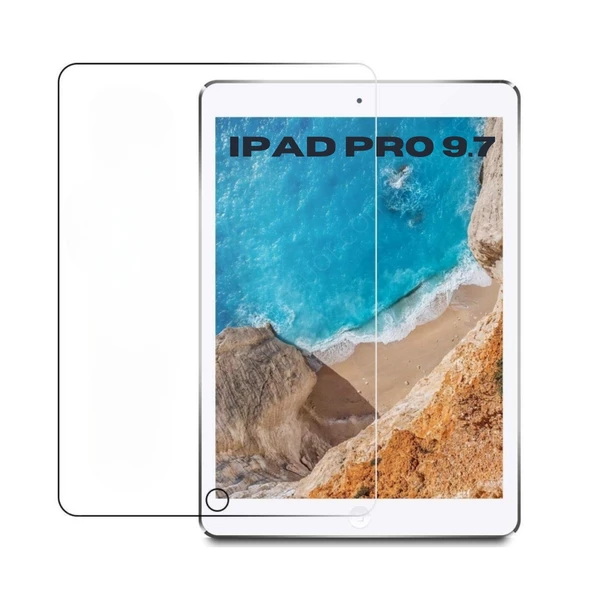 Apple İpad Pro 9.7 Tlp 9H Blue Nano Tablet Ekran Koruyucu Cam  ŞEFFAF