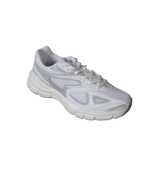 JUMP Erkek Beyaz Siyah Kalın Taban Sneaker Spor Ayakkabı - 4