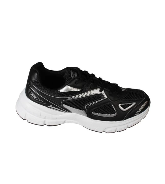 JUMP Erkek Beyaz Siyah Kalın Taban Sneaker Spor Ayakkabı - 5