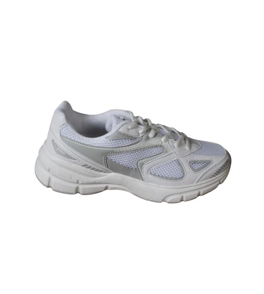 JUMP Erkek Beyaz Siyah Kalın Taban Sneaker Spor Ayakkabı - 6