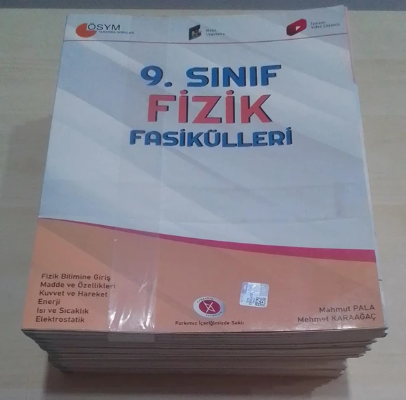 Karaağaç Yayınları 9.sınıf Fizik Fasikülleri ( 5 ADET )