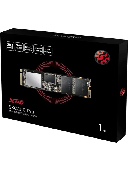 ADATA XPG SX8200 PRO 1TB M.2 PCIE 3500-3000MB/S SSD ASX8200PNP-1TT-C - 3