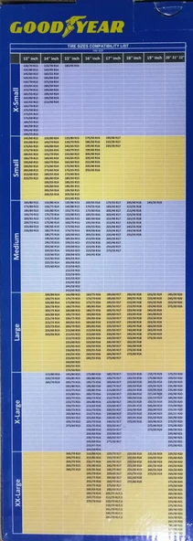 Goodyear Kar Çorabı, A+ Kaliteli Kaliteli Yüksek Performanslı Kar Zinciri - 4