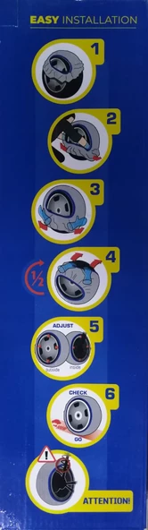 Goodyear Kar Çorabı, A+ Kaliteli Kaliteli Yüksek Performanslı Kar Zinciri - 3