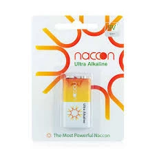 Naccon 9V Alkaline Kare Pil 6LR61