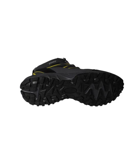 JUMP Erkek Siyah Gri Bilekli Waterproff Su Geçirmez Kalın Taban Outdoor Bot - 10