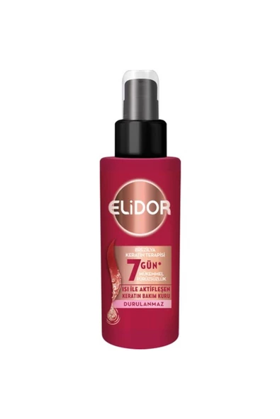 Elidor Isı İle Aktifleşen Keratin Bakım Kürü Brezilya Keratin Terapisi Hidrolize Keratin Marula Yağı E Vitamini 90 ml - 2