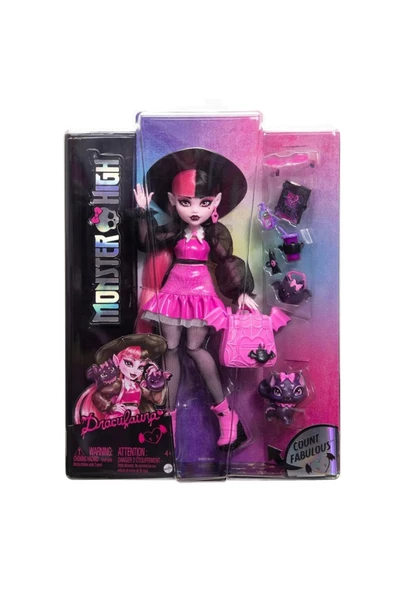 MONSTER HIGH ANA KARAKTER BEBEKLERİ MATE-HPD53 HRP64 - Resim 4