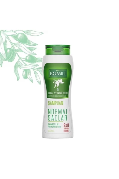 Komili Normal Saçlar Için 2'si 1 Arada Kremli Temel Bakım Şampuanı 500 Ml - 2