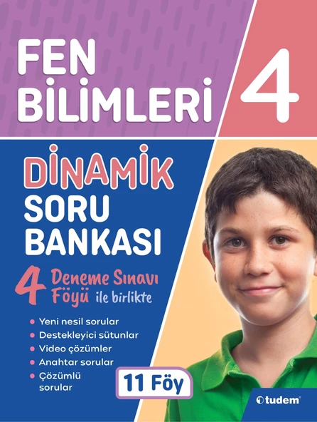 Tudem Yayınları 4.Sınıf Fen Bilimleri Dinamik Soru Bankası