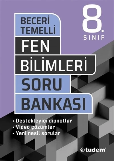 Tudem Yayınları 8.Sınıf Lgs Fen Bilimleri Beceri Temelli Soru Bankası ürün görseli