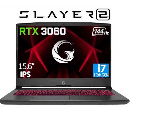 GG Slayer2 D5 7-3060 C2 i7-12700H 32GB 1TB 15.6" DOS