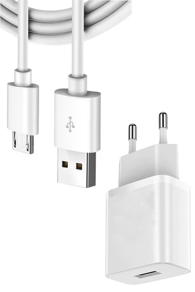 Şarj Girişli Telefonlara Uyumlu Micro Usb Şarz Aleti Data Kablosu Ve Adaptör Hızlı Şarj Cihazı