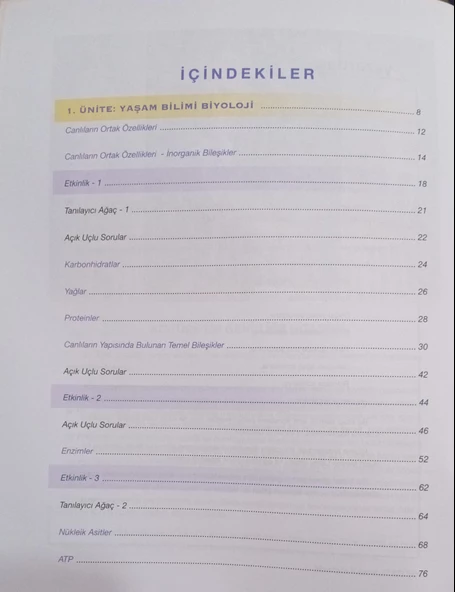 Evrensel İletişim Yayınları 9.Sınıf Biyoloji Soru Bankası Kitabı - 2