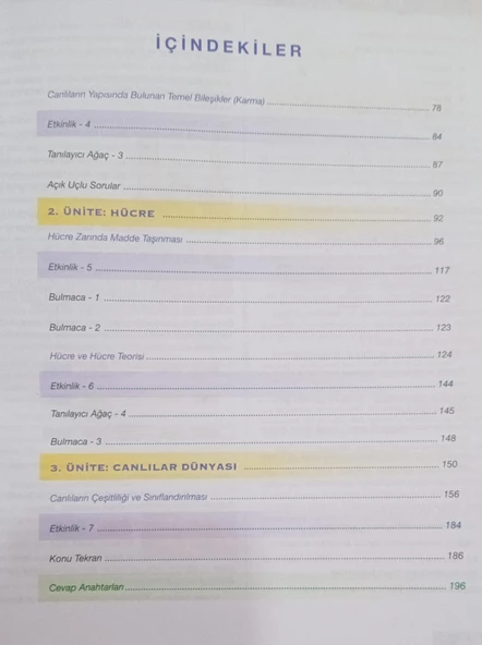 Evrensel İletişim Yayınları 9.Sınıf Biyoloji Soru Bankası Kitabı - 3