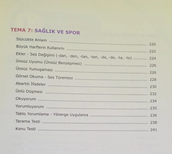 KAREKÖK Yayınları 5.SINIF TÜRKÇE  SORUBANKASI - 8