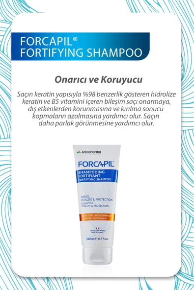 Arkopharma Forcapil® Fortifying Shampoo – Onarıcı Ve Koruyucu Şampuan - 3