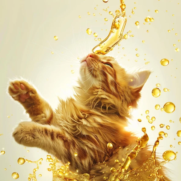 Docho Kedi ve Köpekler İçin Balık Yağı 200 ml ve Köpekler İçin Tüy Sağlığı Destekleyici Damla 50 ml Seti - 5