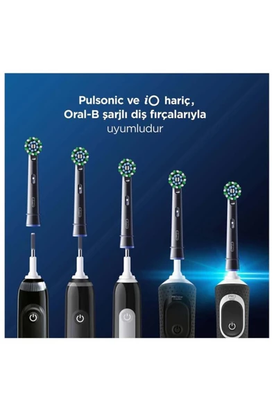 Oral-B Pro Cross Action X-filament Siyah 4 Adet - 6